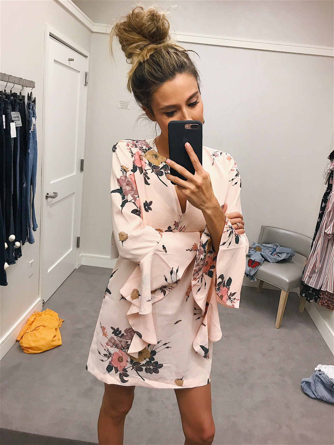 floral mini dress