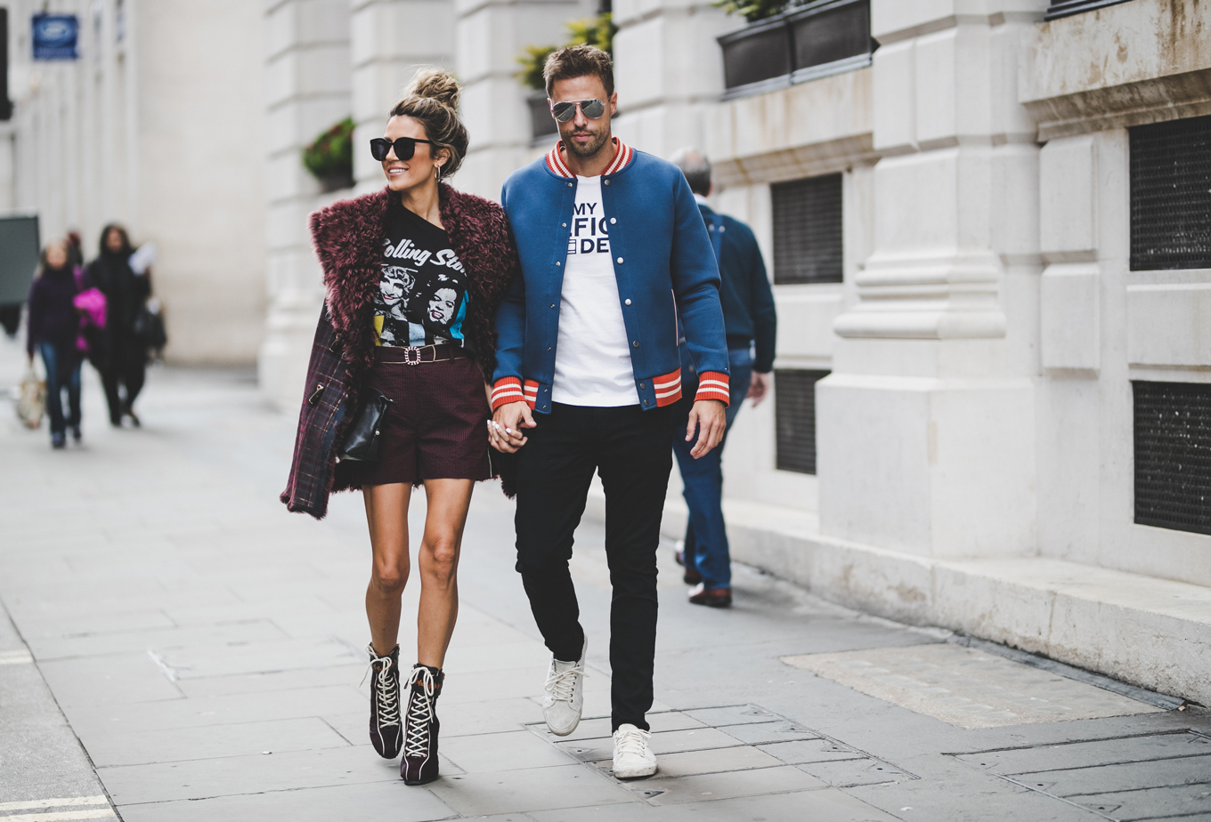 couples style london fashion week
