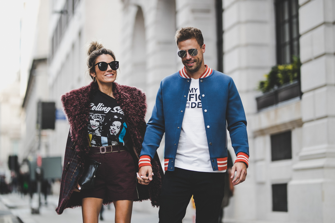 london fashion week couple style