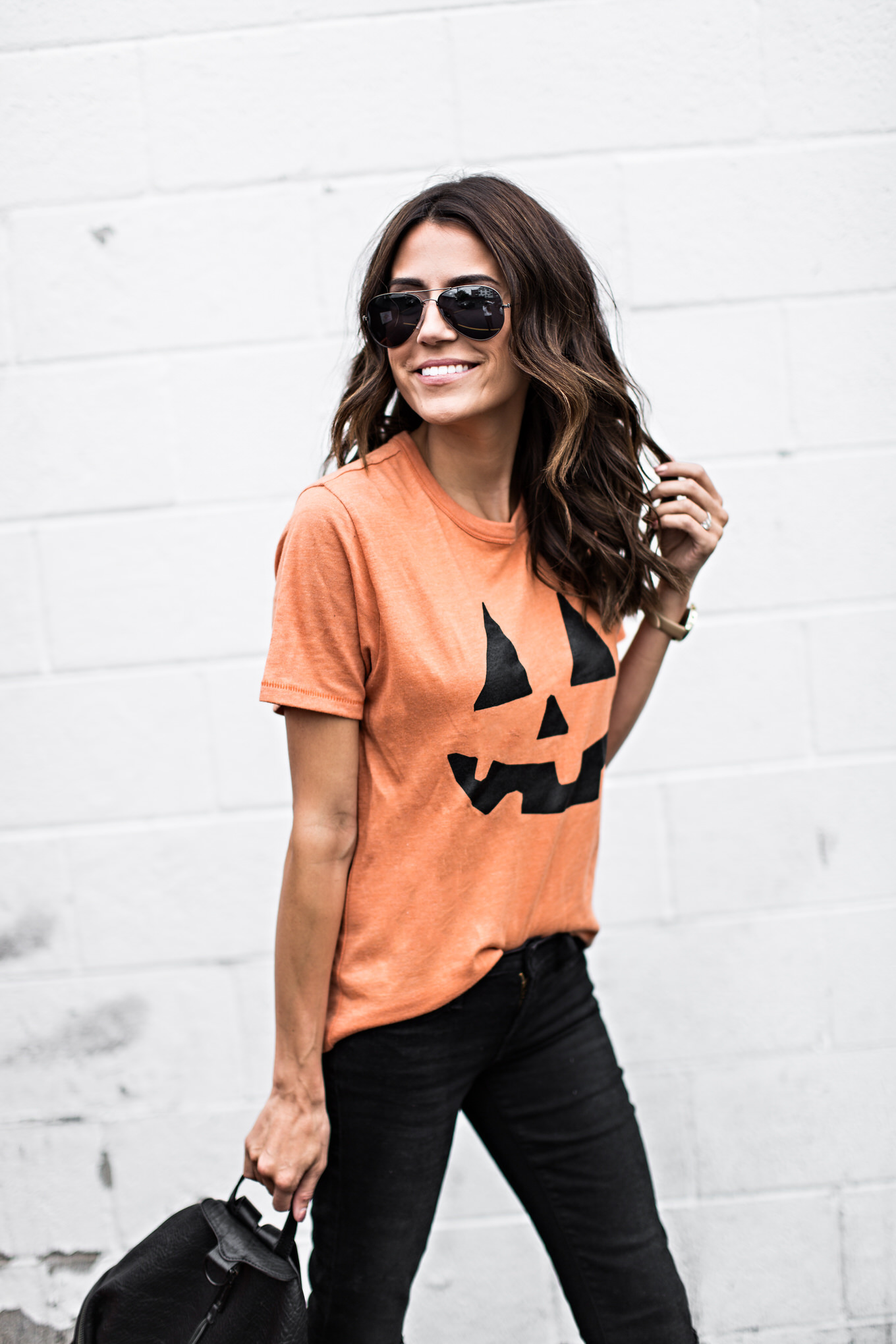 pumpkin tee