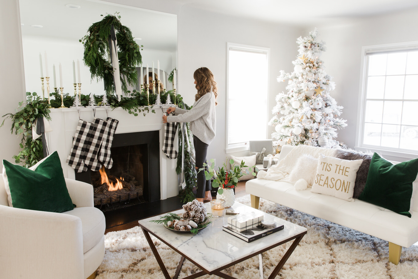 blogger christmas decor