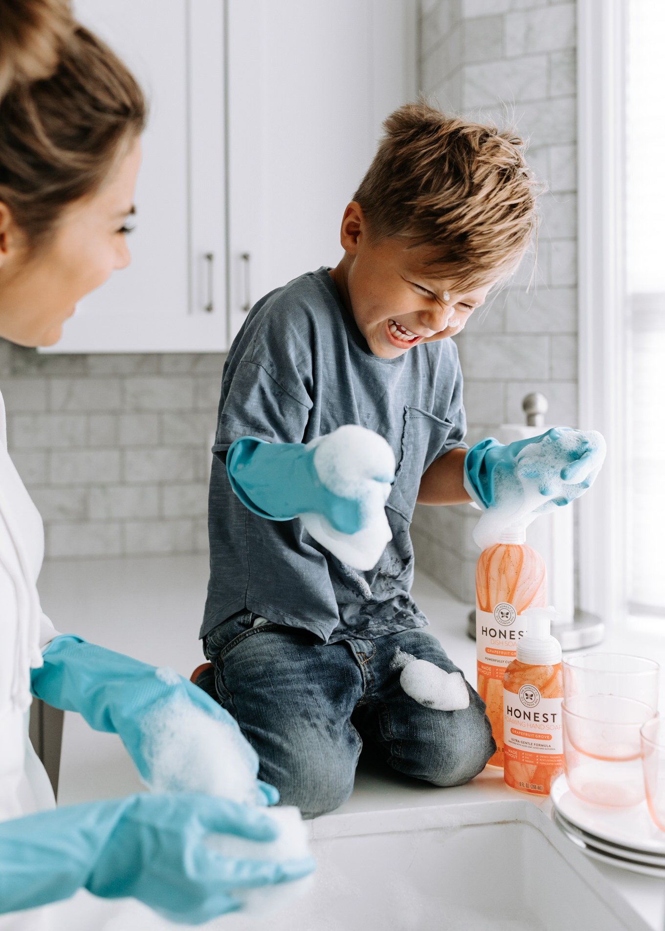 doing dishes