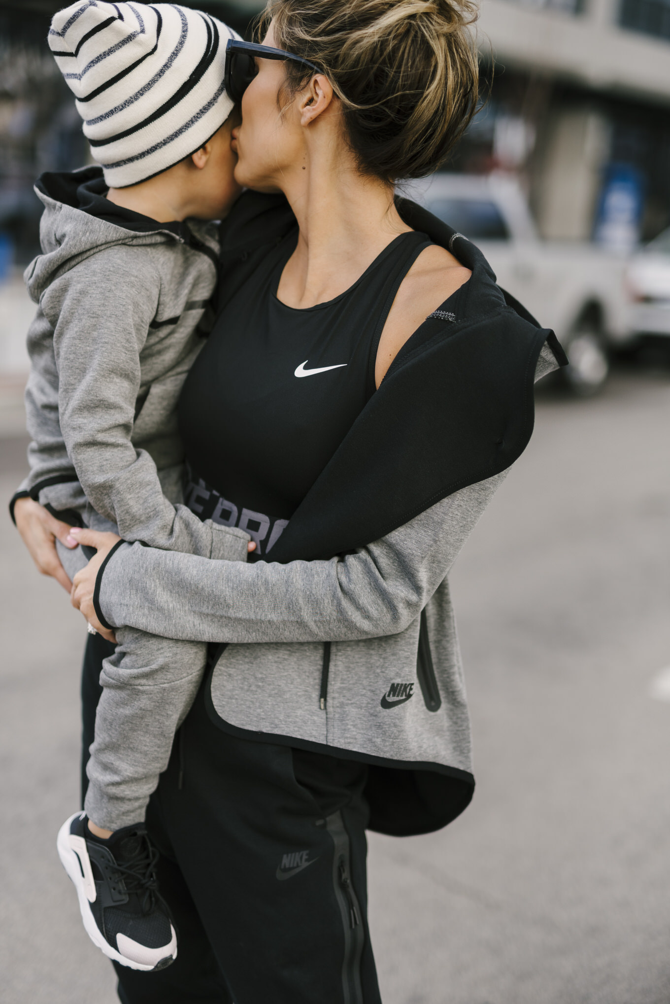 mom life son life nike outfit