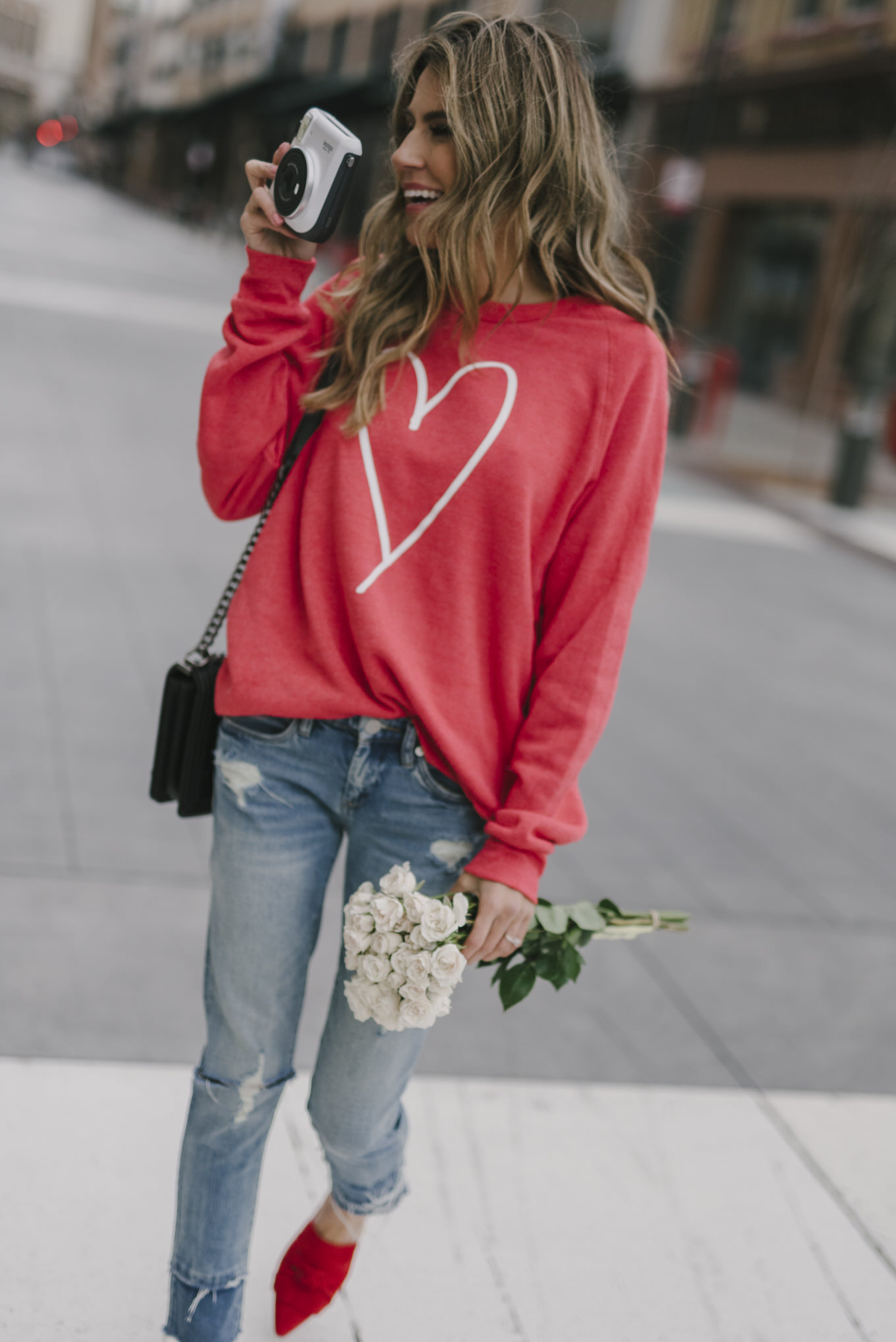 valentine's heart sweatshirt