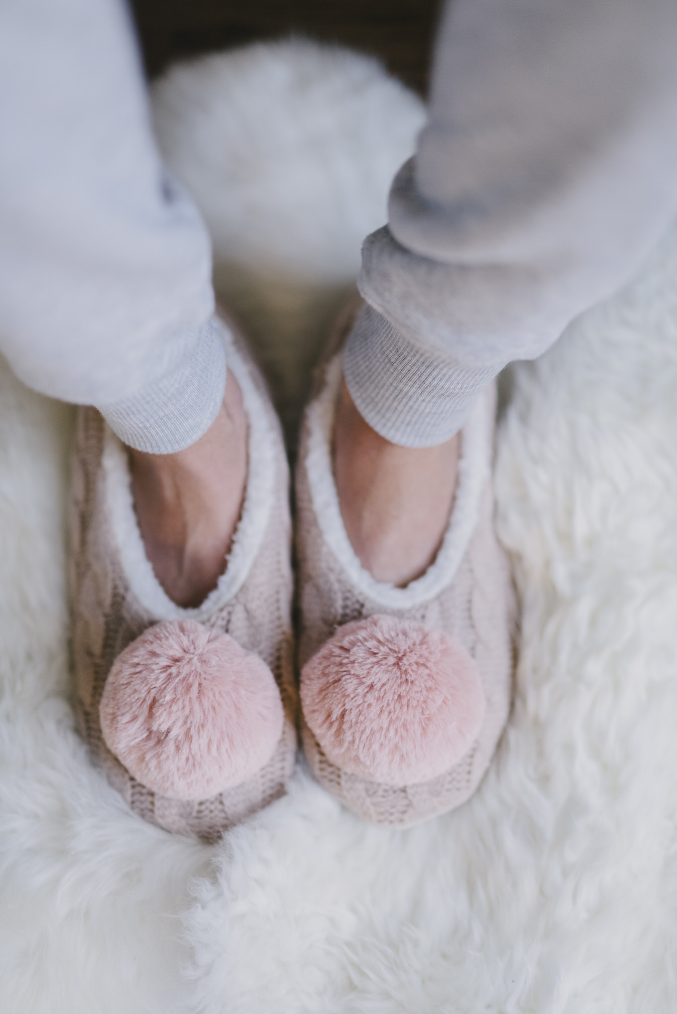 blush slippers