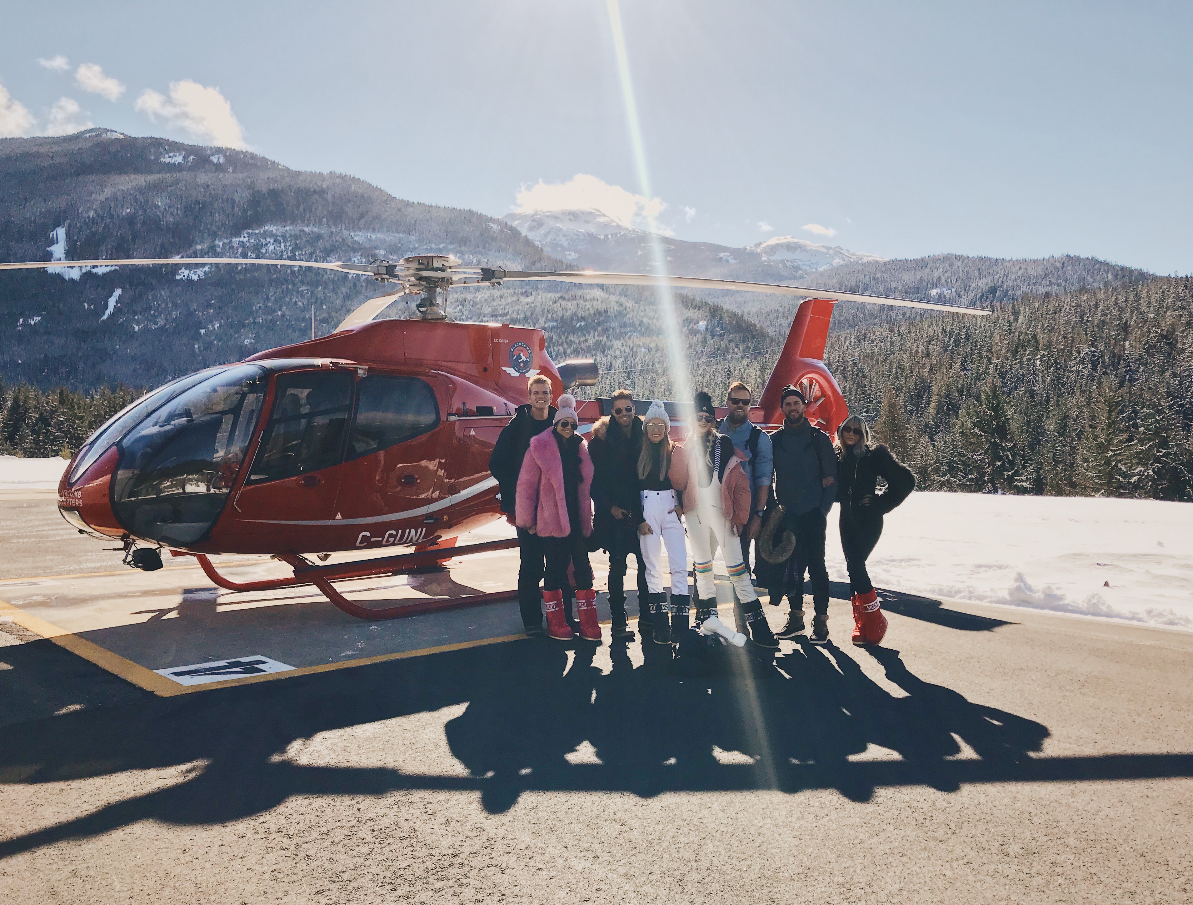Whistler helicopter tour blackcomb helicopters