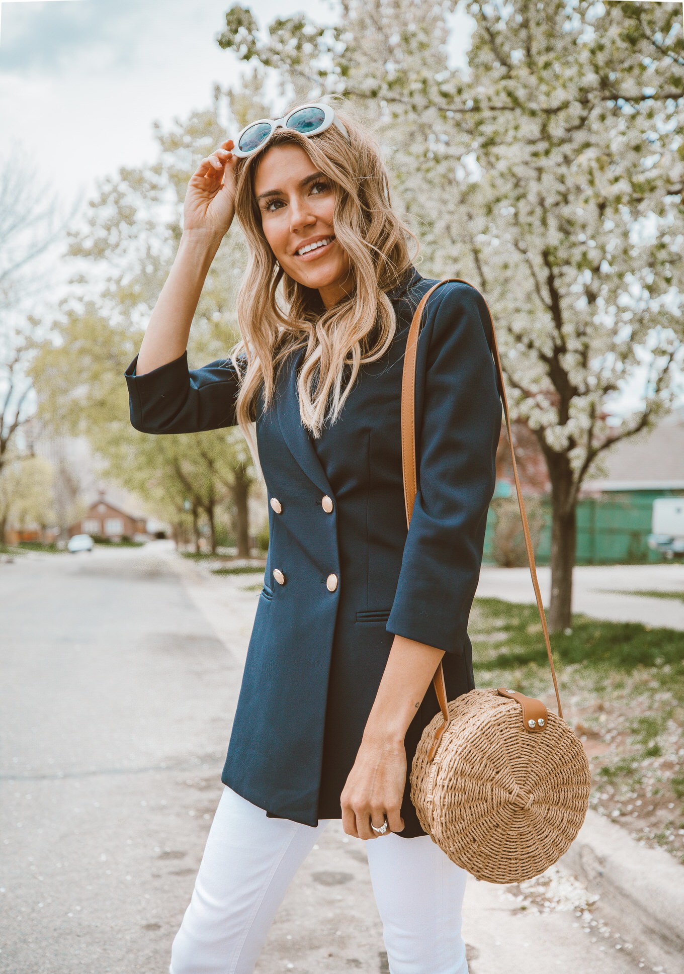 Straw Circle Bag