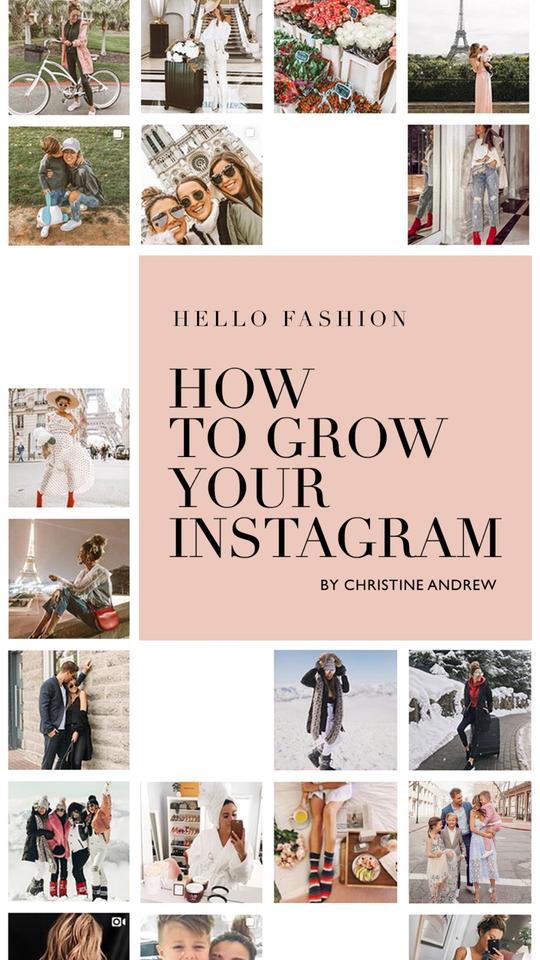 hello fashion instagram course