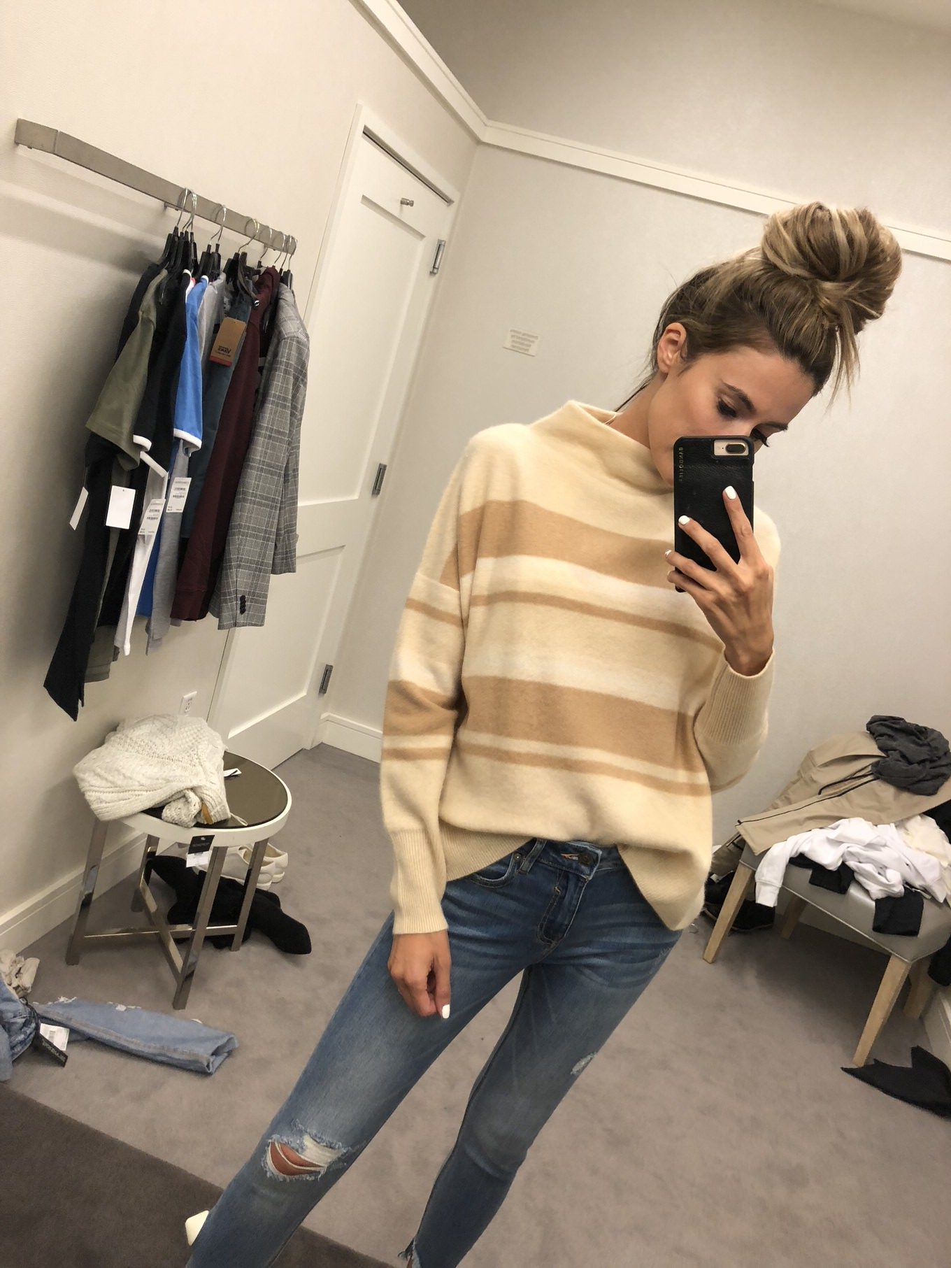 striped sweater