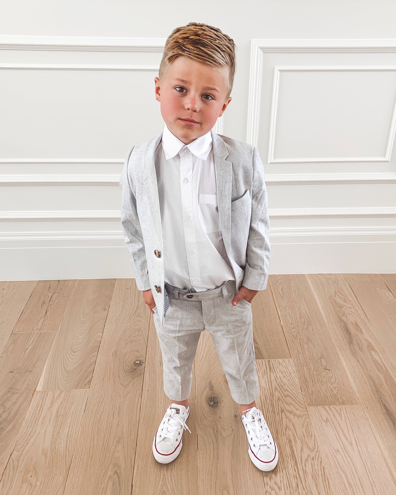 kid in suit