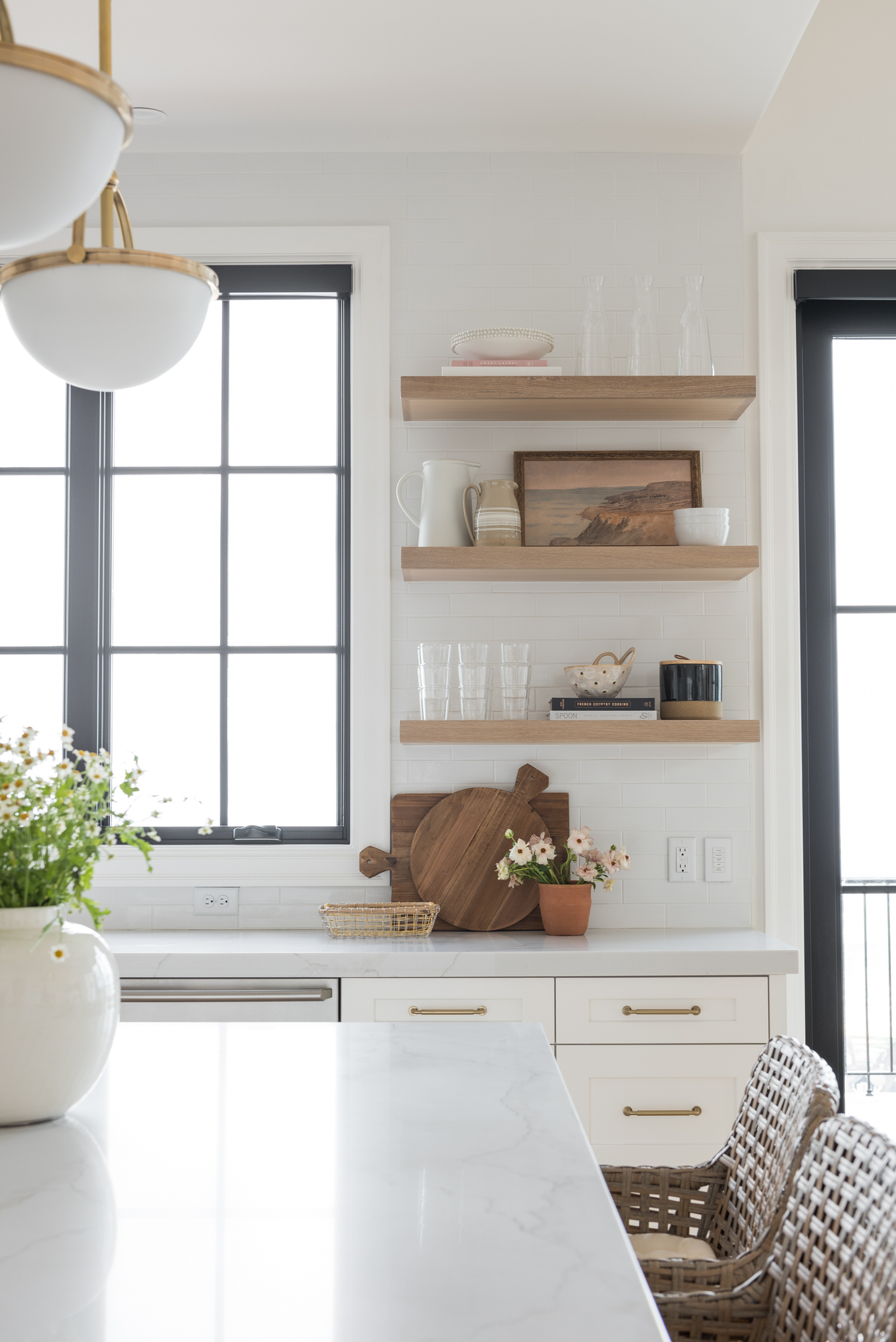 kitchen shelves