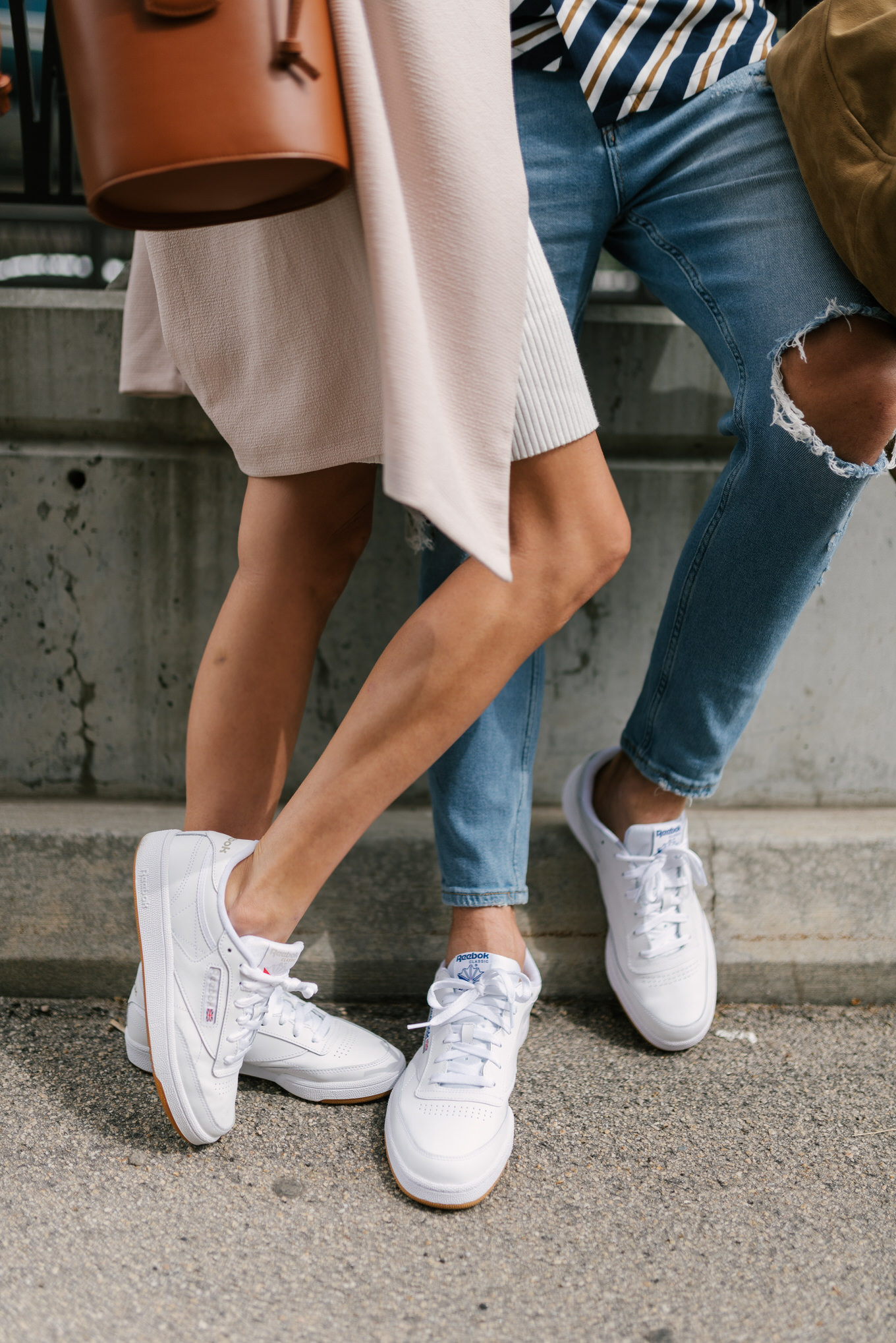 white style sneakers