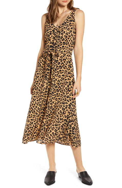 leopard dress