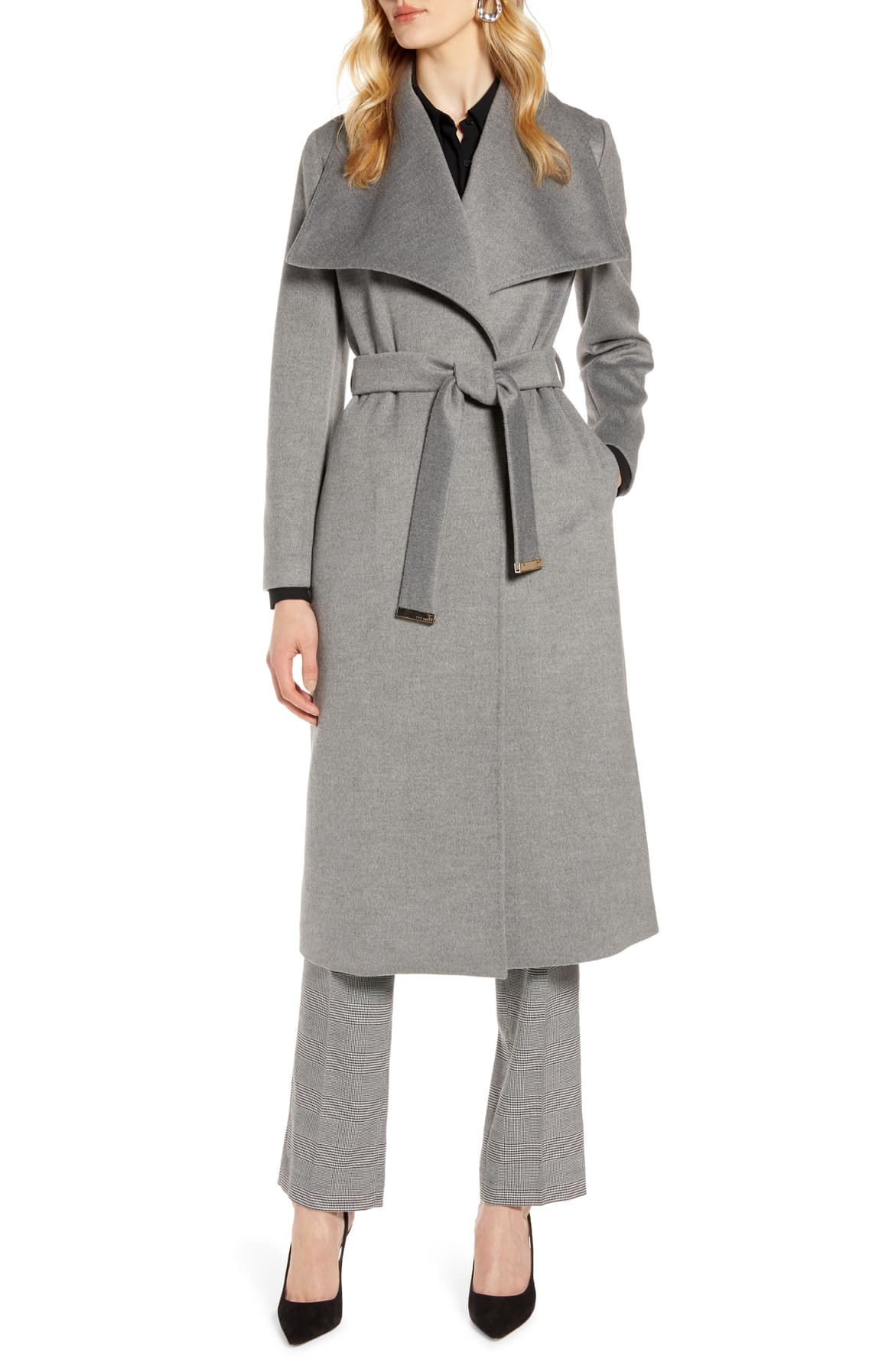 grey wool coat