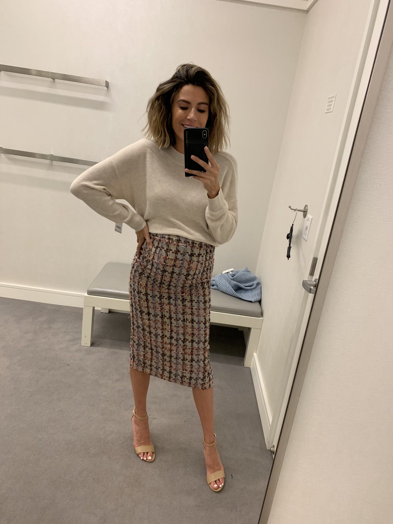 tweed skirt