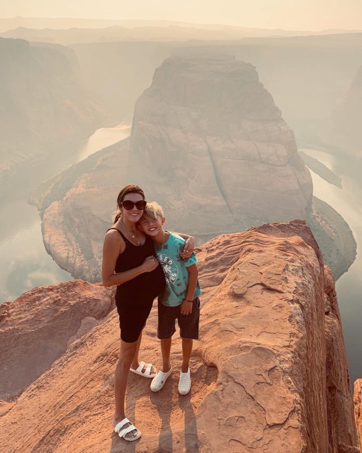 christine andrew and son and horseshoe bend