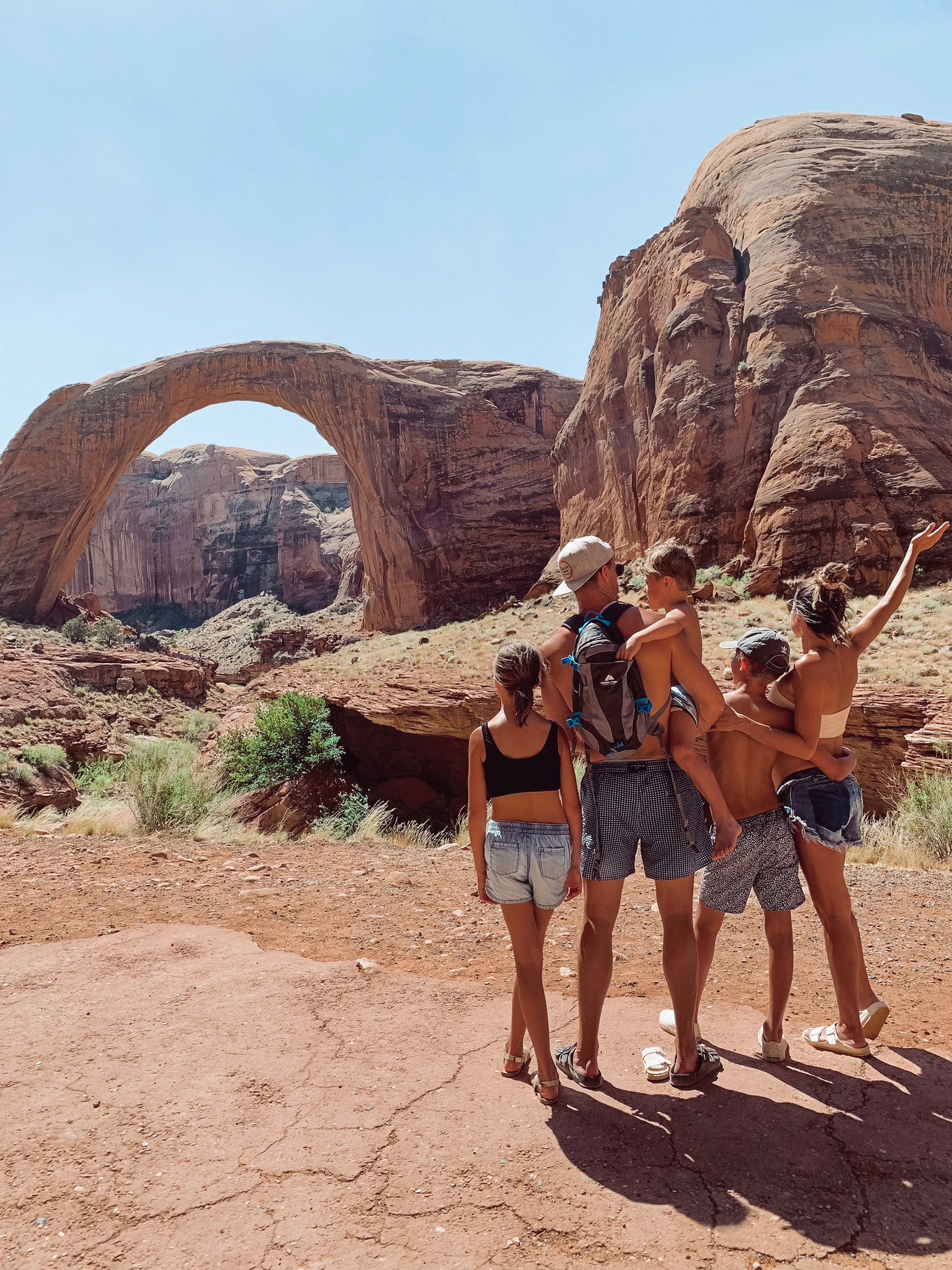 family vacation in lake powell