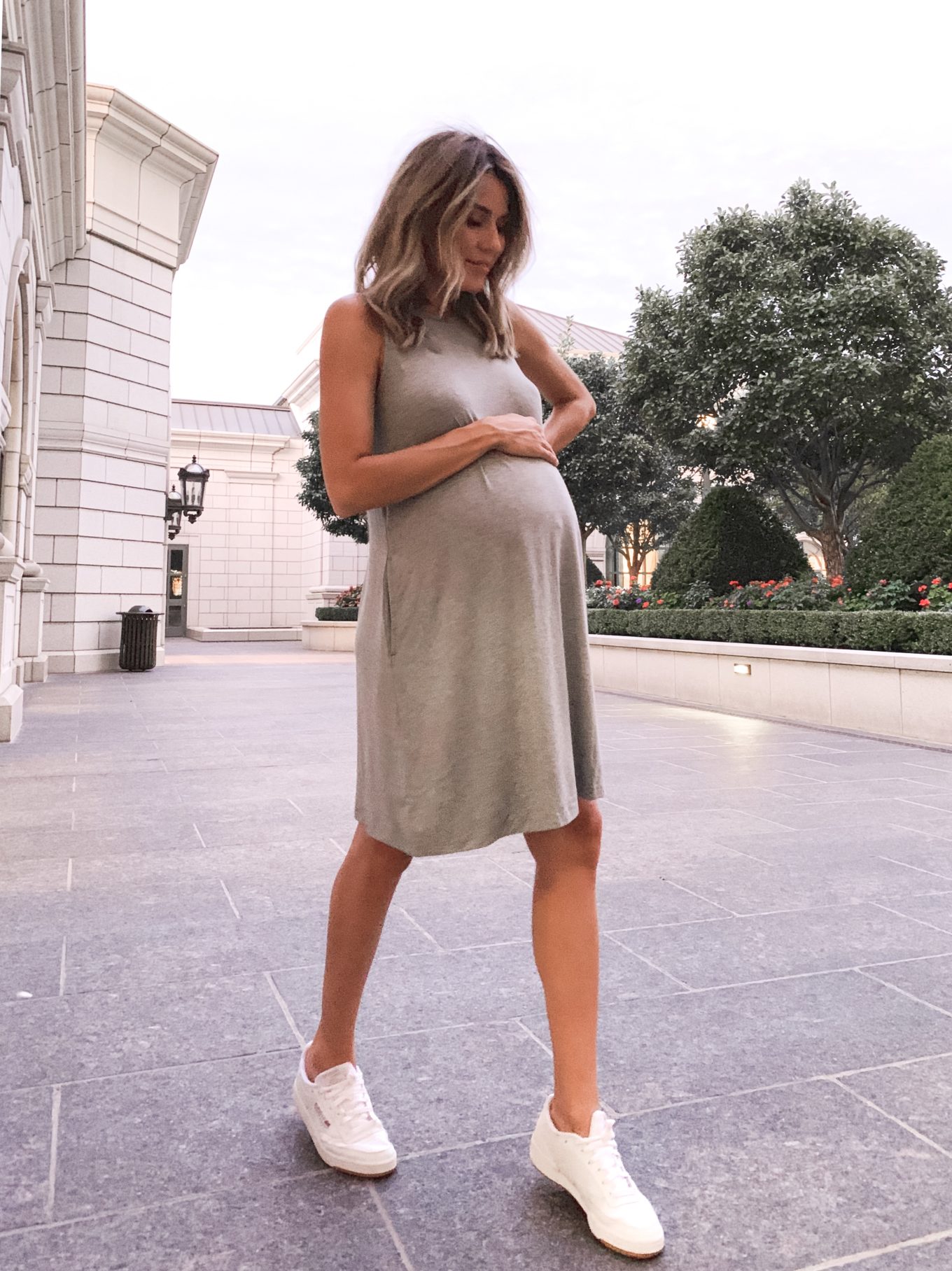 christine andrew in a dress under $10 non maternity