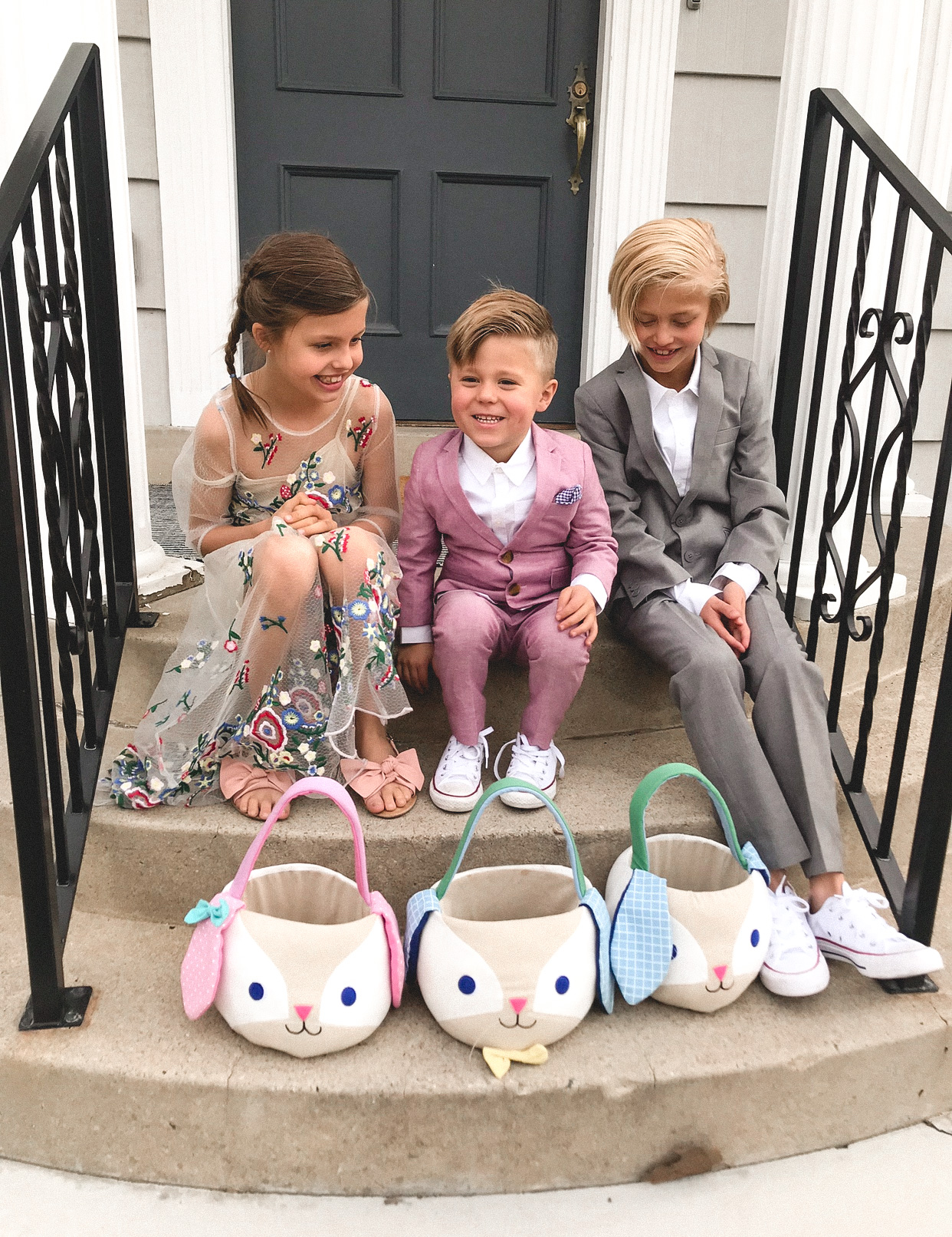 easter basket inspo from baby to teenager