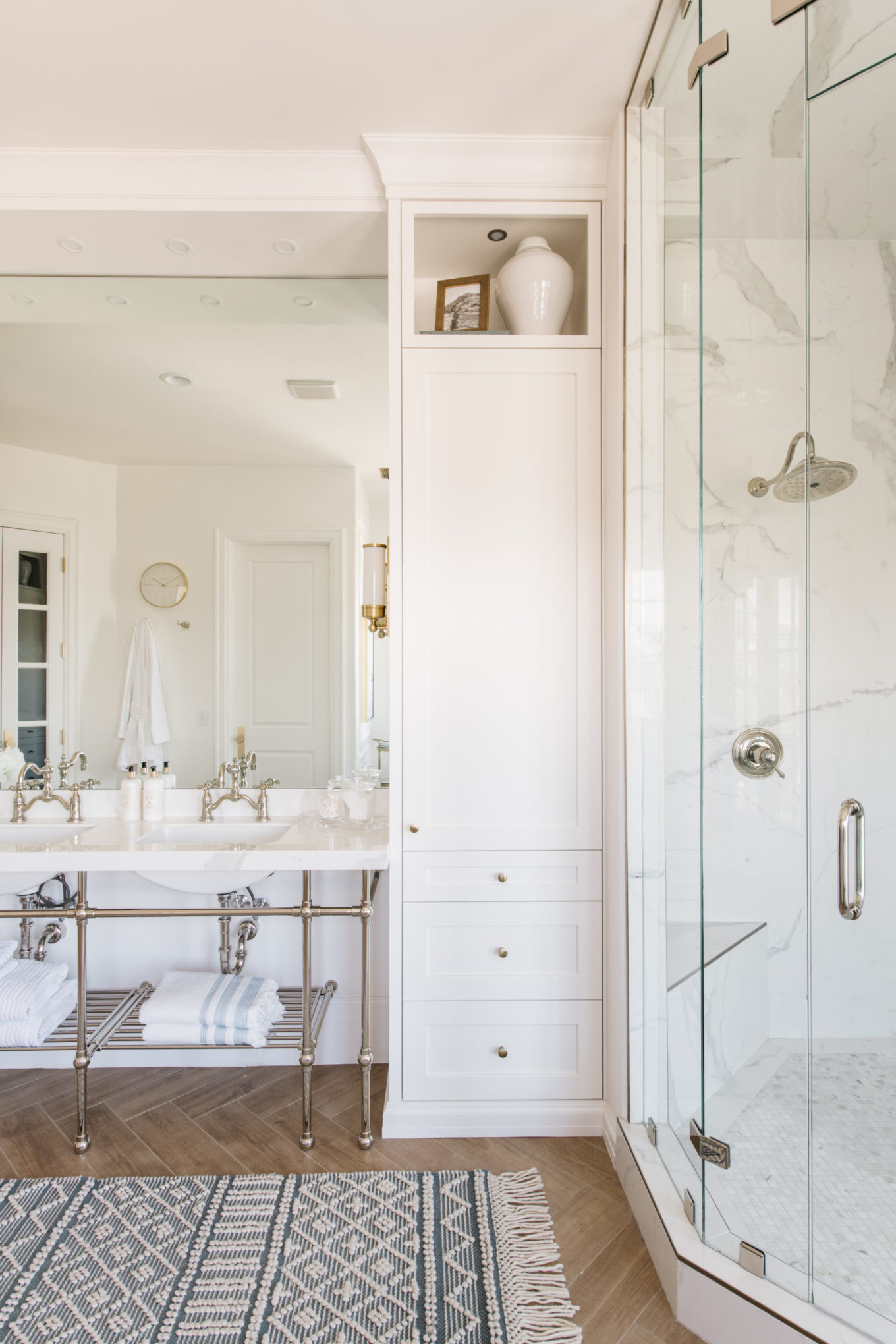 hello fashion blog master bathroom shower