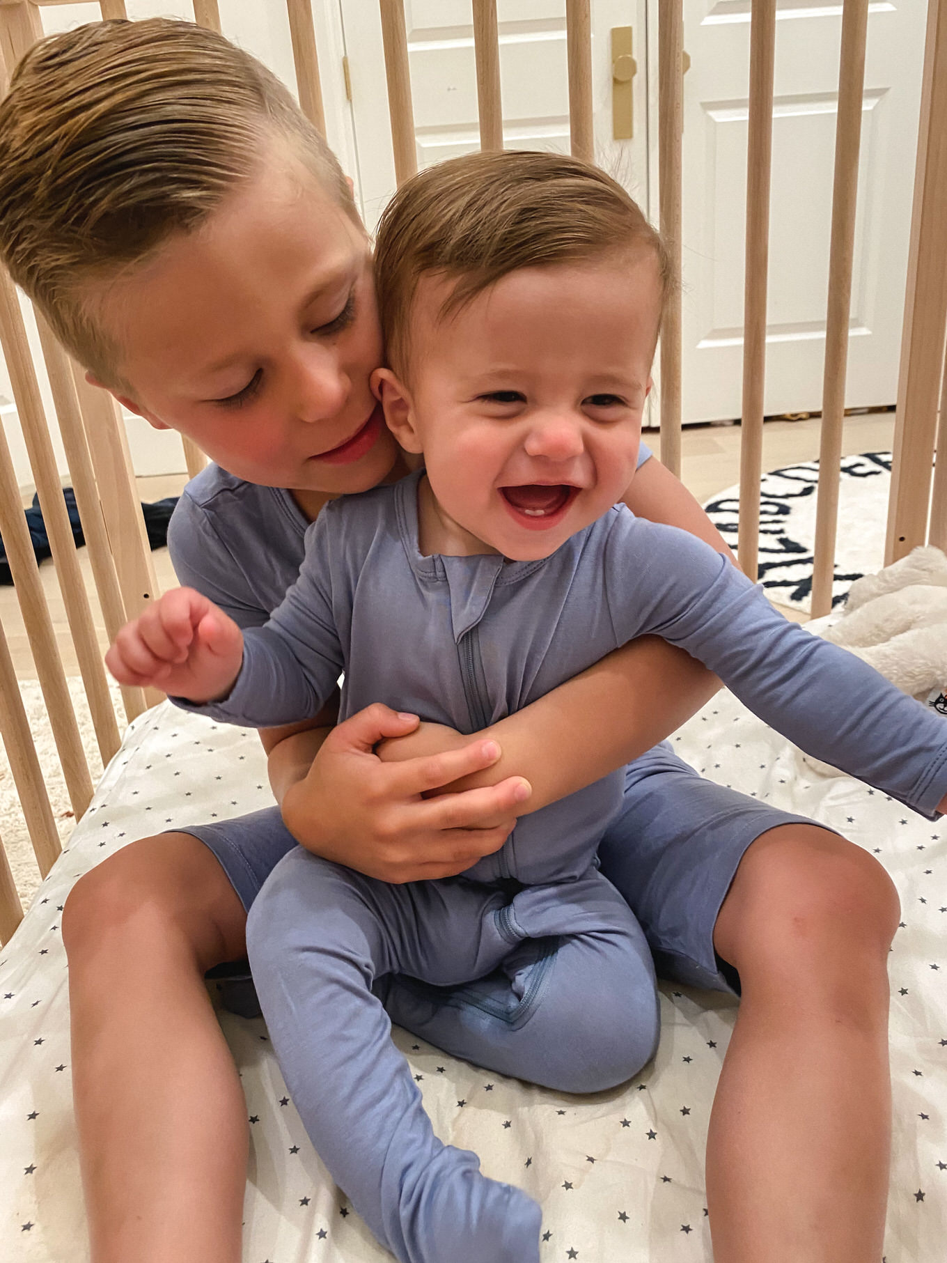 matching baby and toddler pajamas