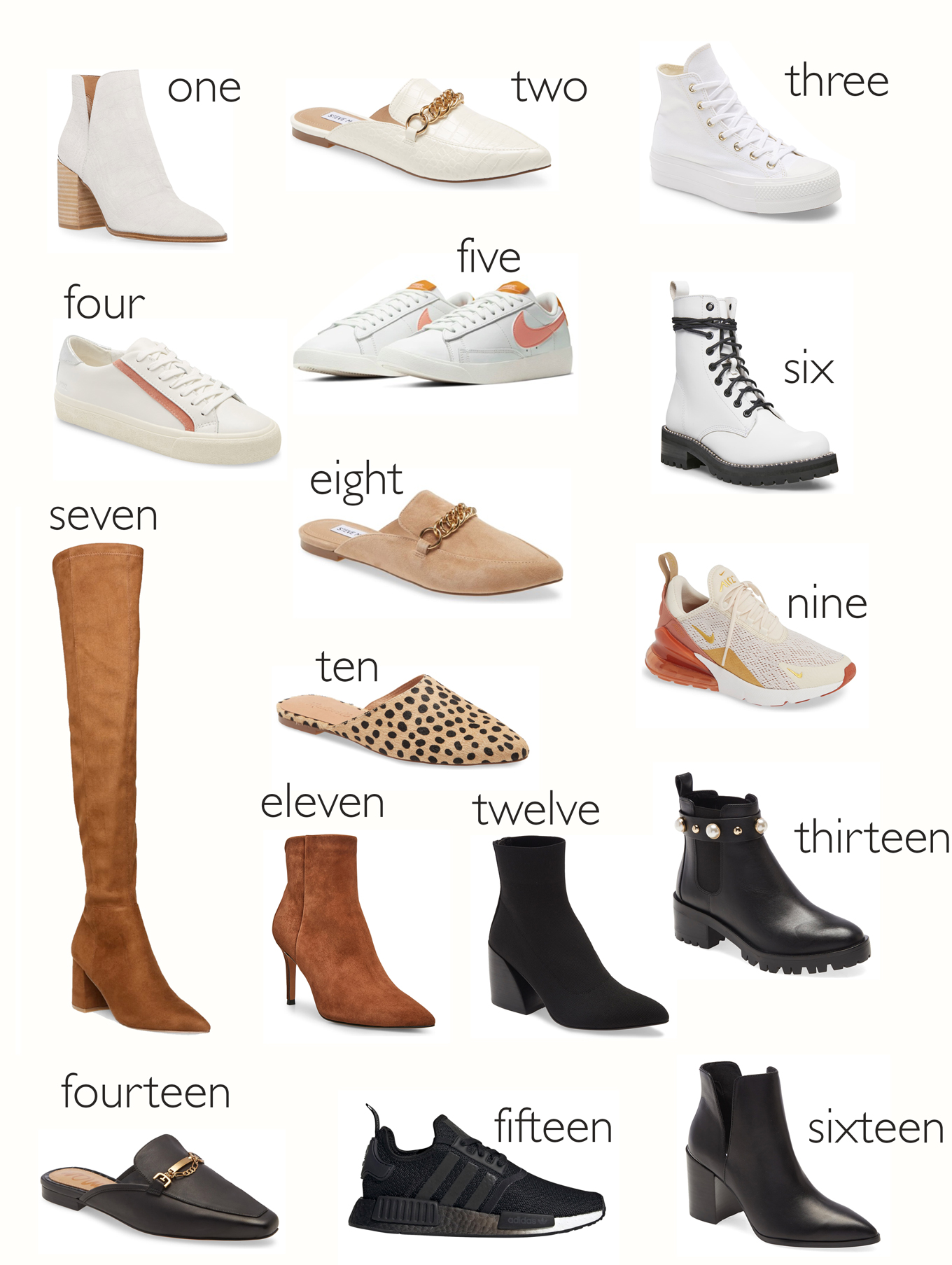 fall capsule shoe collection