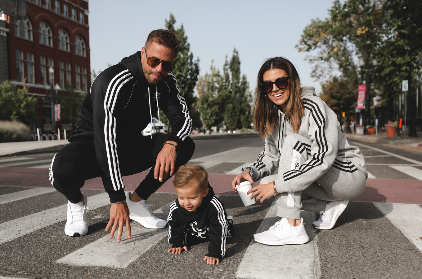 family sportswear style and workout sneaker
