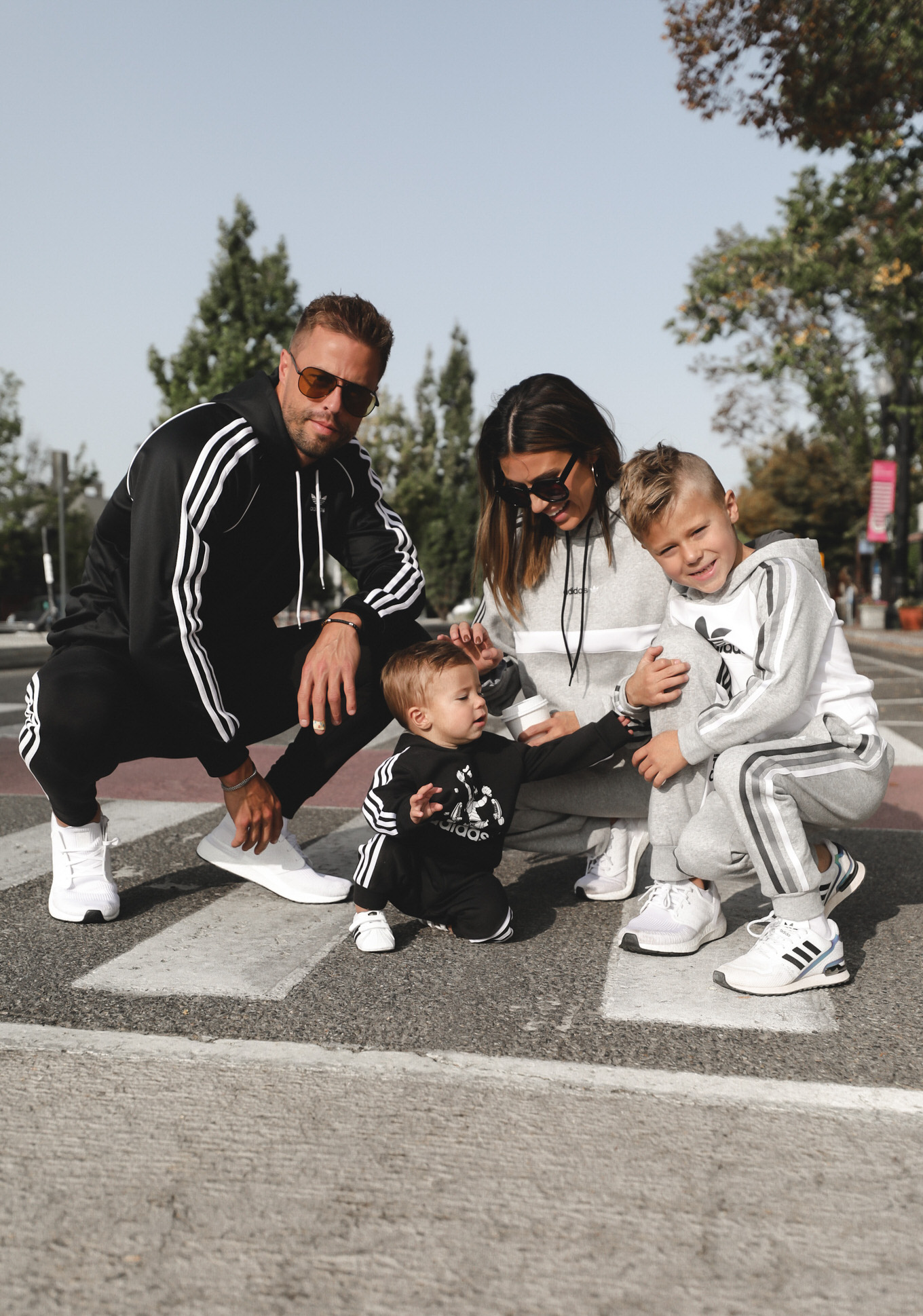 andrew family in adidas
