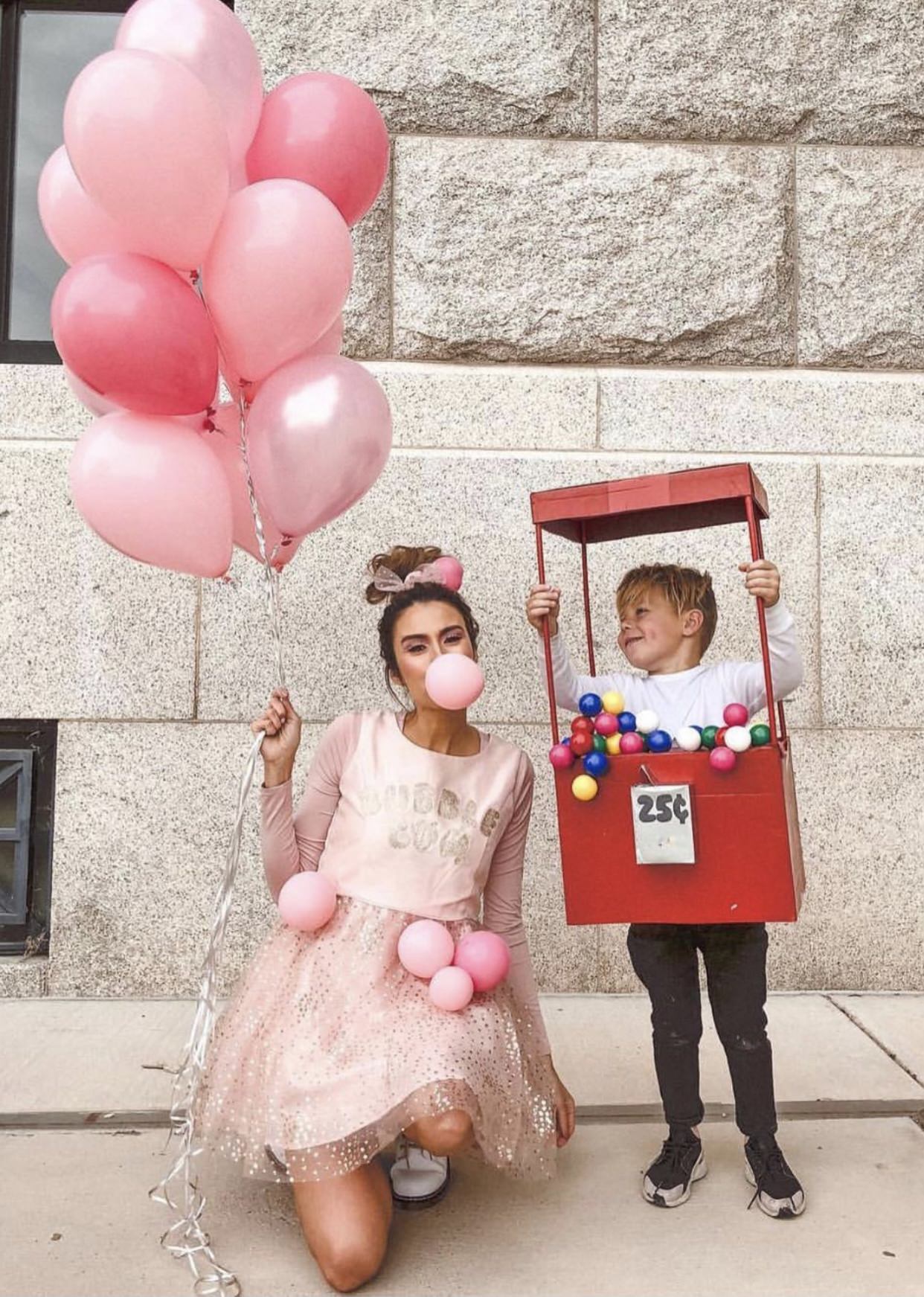 diy bubble gum costume