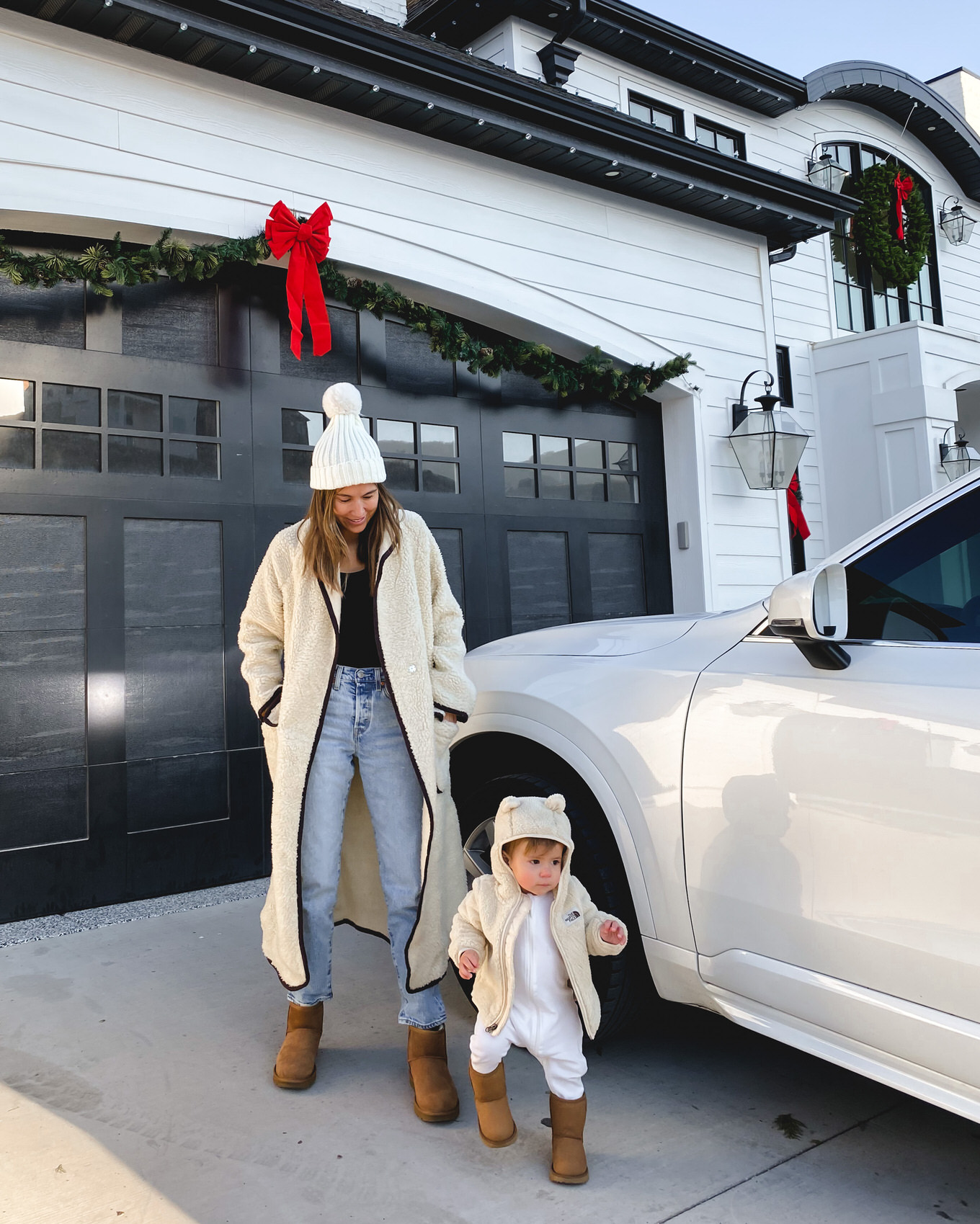 matching uggs