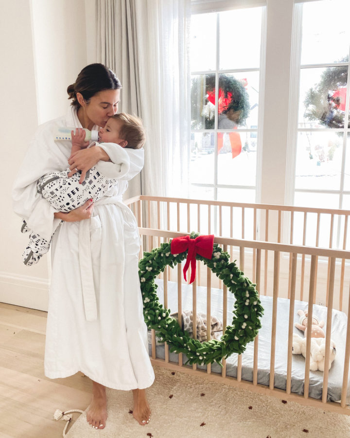 winter morning routine with baby