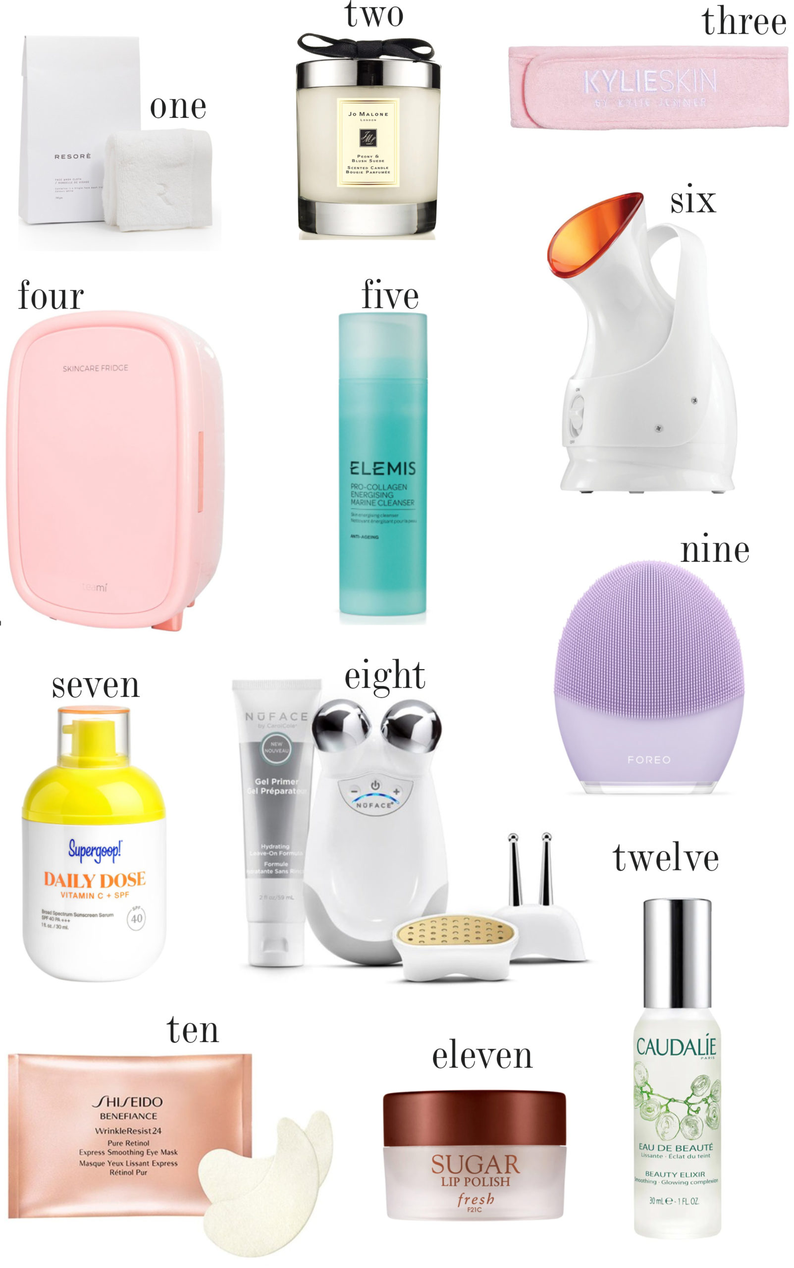 everything you need for home facial