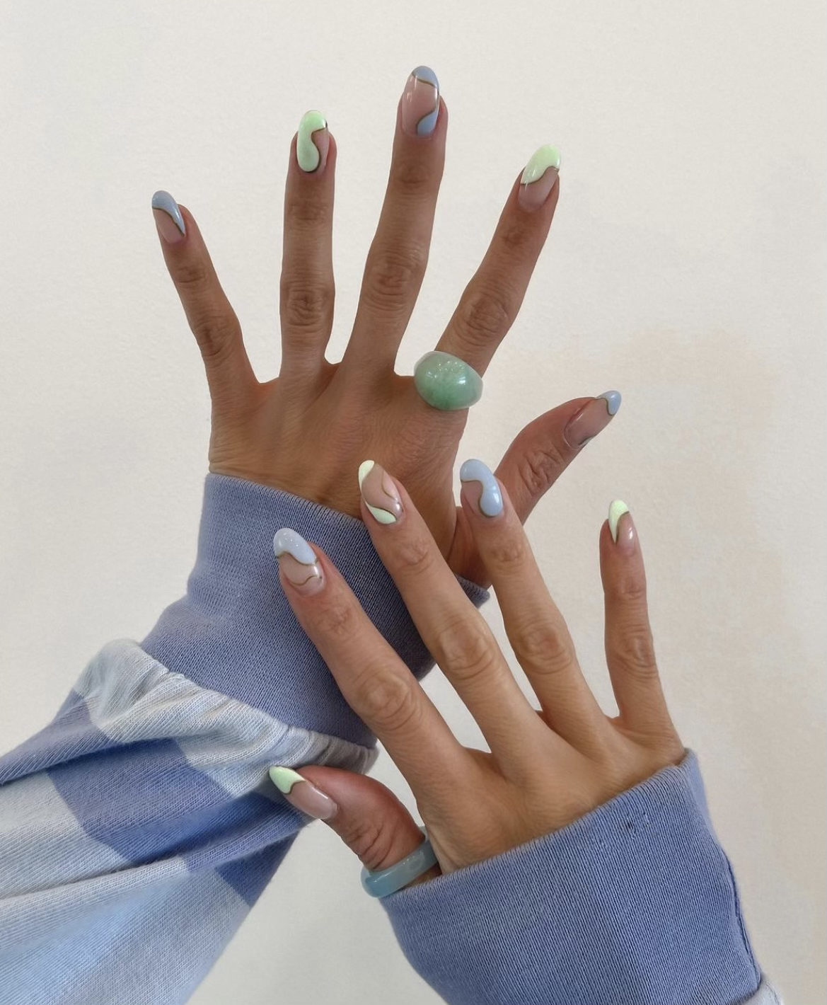 pastel nail art