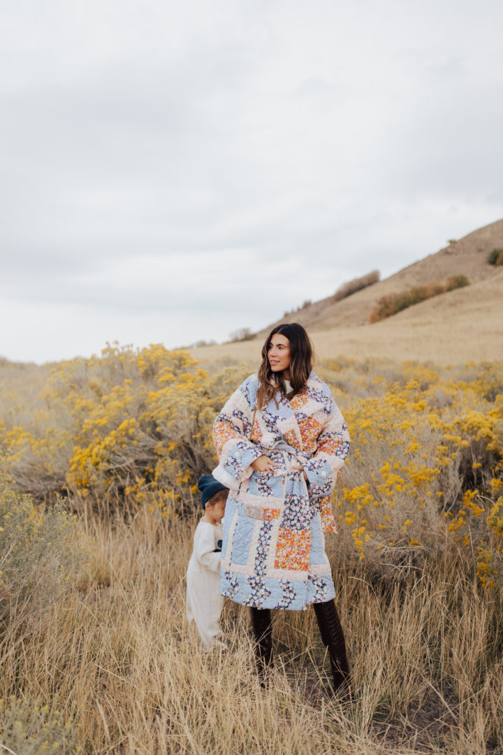 christine andrew sea patchwork quilt coat