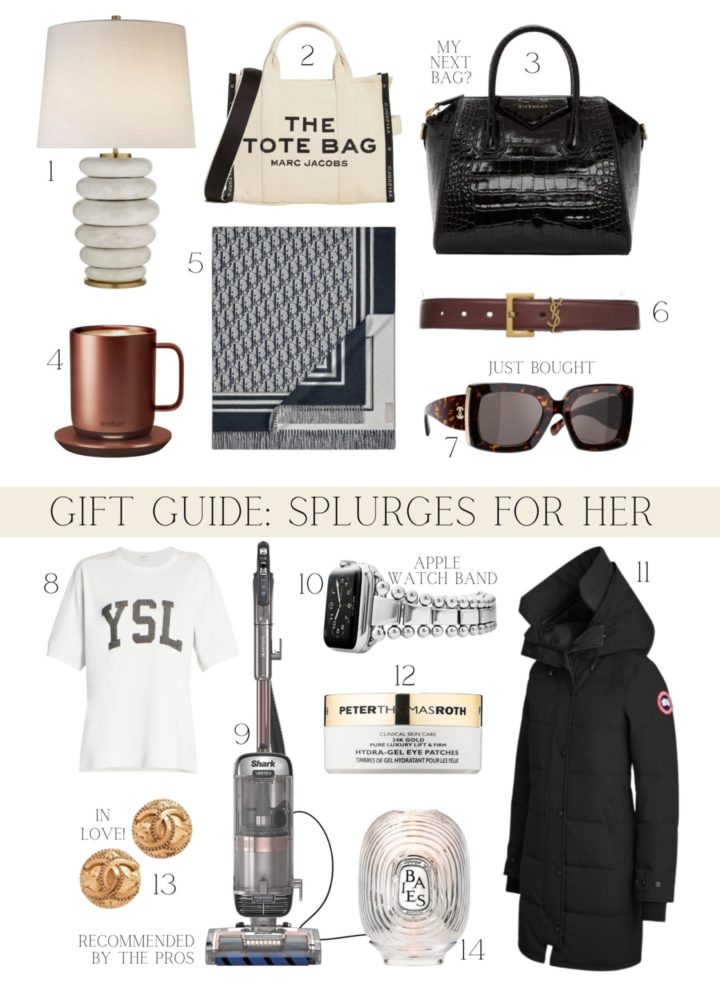 splurge gift guide for her
