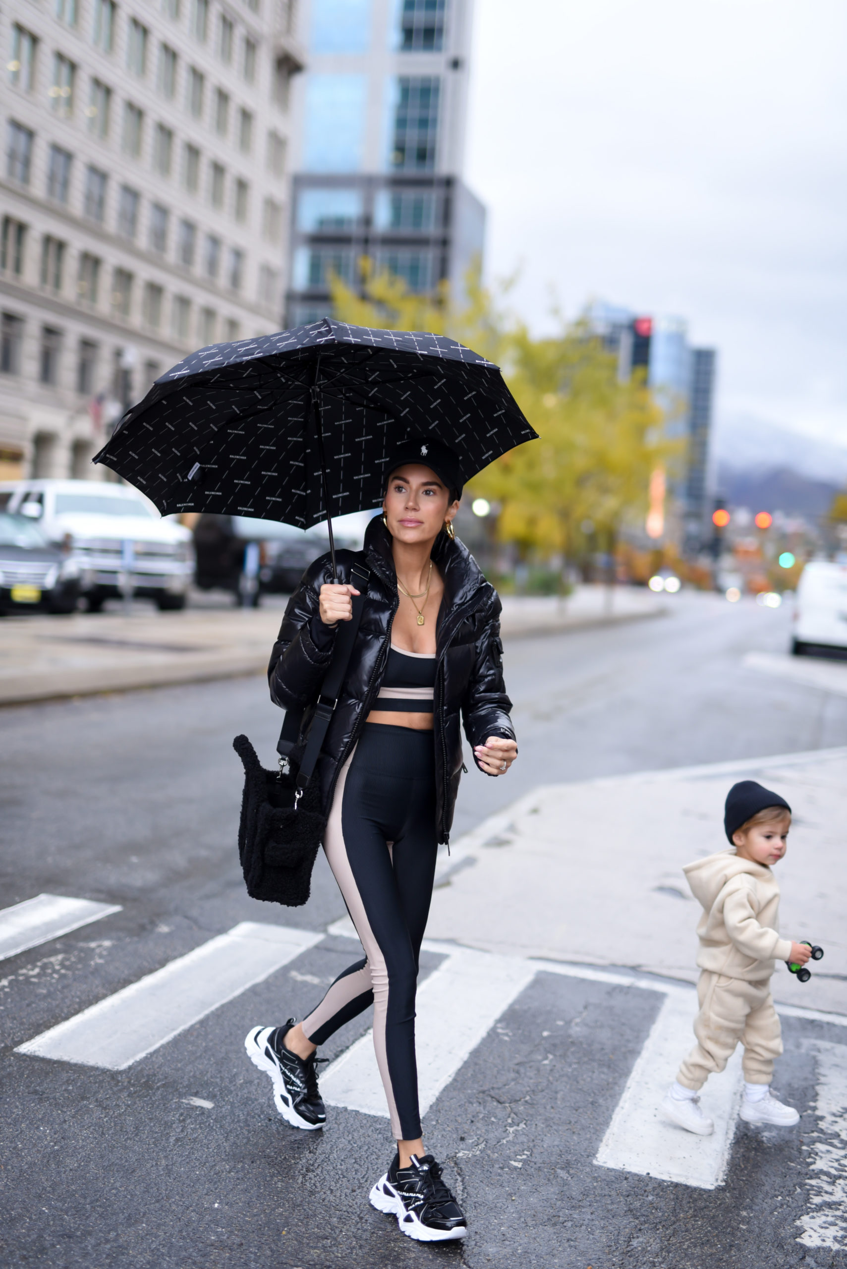 christine andrew rain athleisure