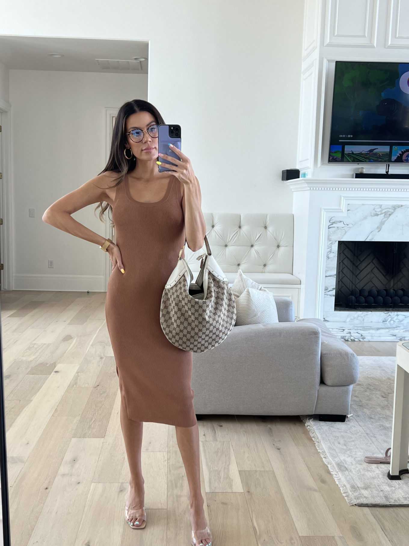 amazon prime day, prime day deals, amazon fashion, fashion prime day deals, brown ribbed dress, summer dress, amazon dress