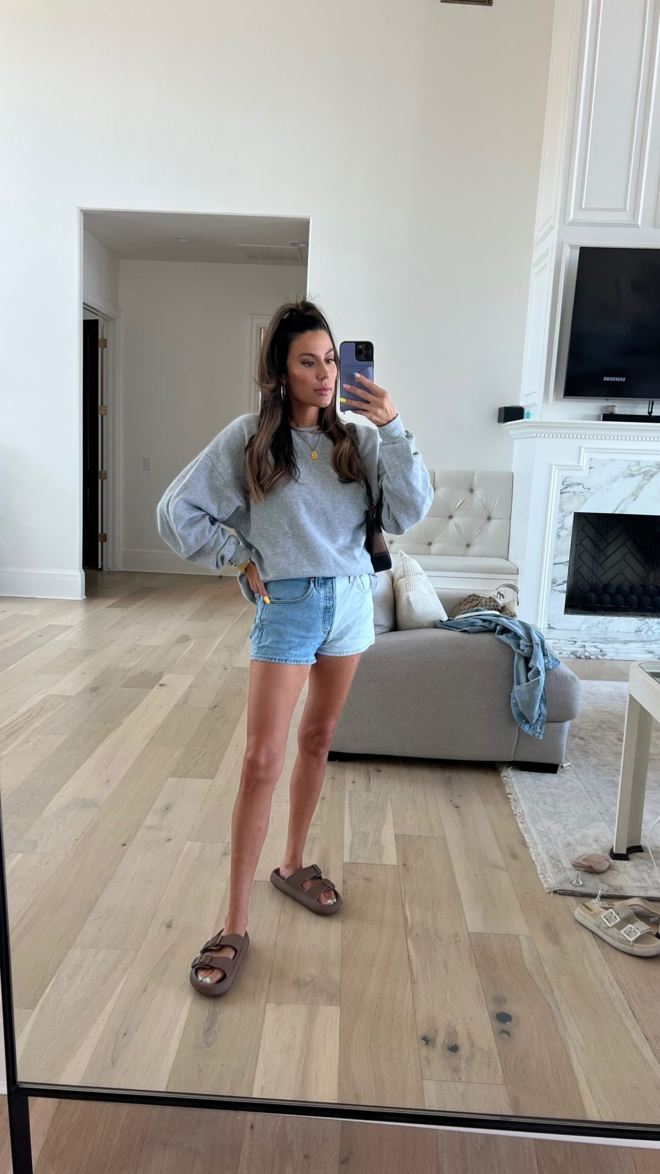 summer denim, Levi denim shorts, two tone denim, amazon prime day, prime day deals, fashion deals