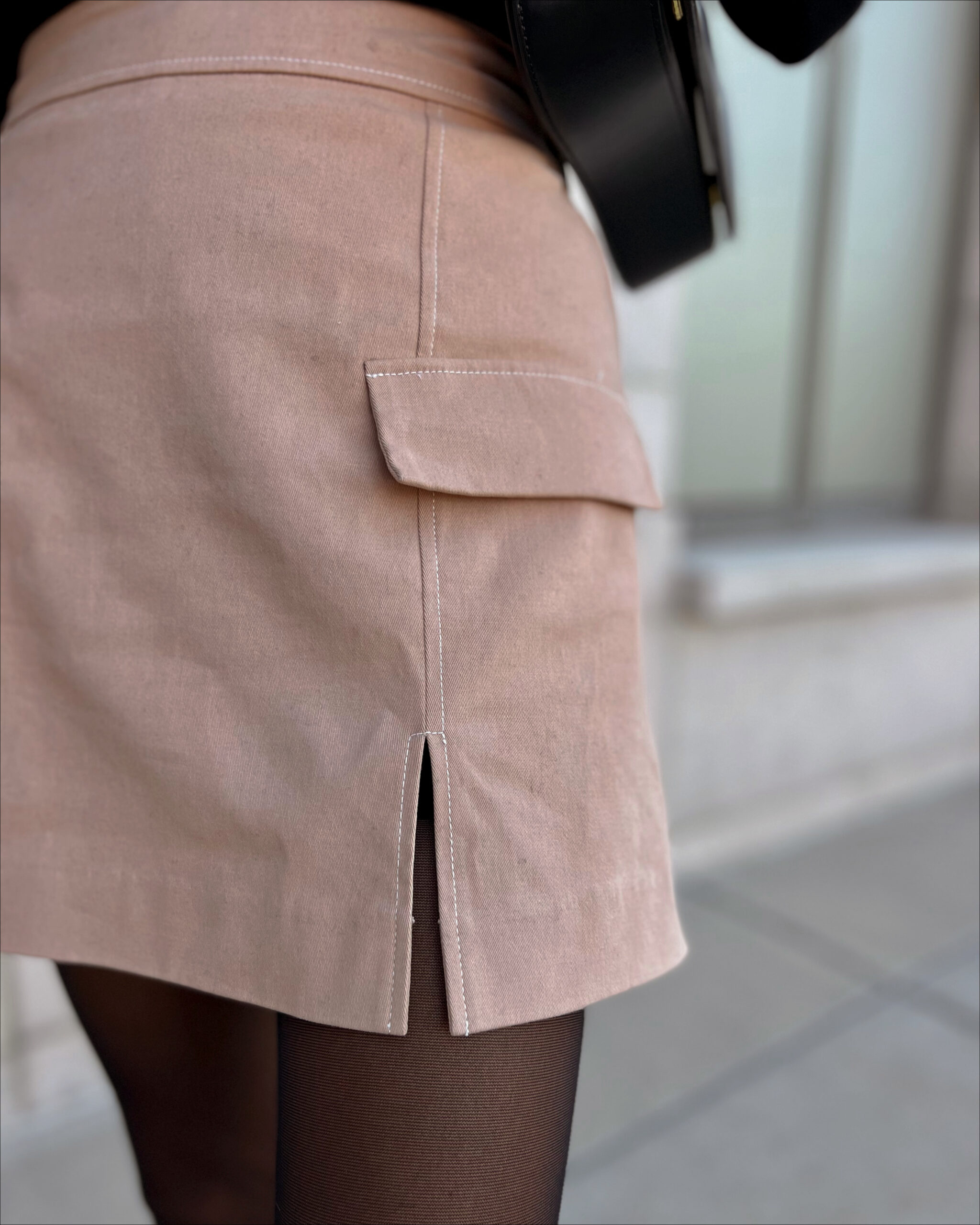 cargo mini skirt