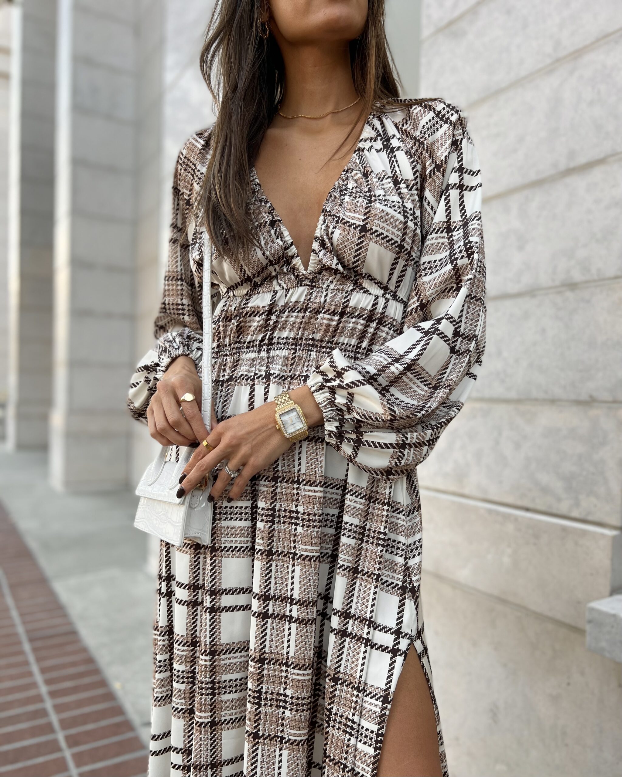 christine andrew plaid dress wren drop